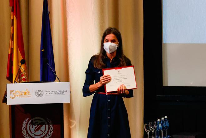 La reina Letizia es nombrada alumna de honor con motivo del 50 aniversario de la Facultad de Ciencias de la Información de la Universidad Complutense de Madrid