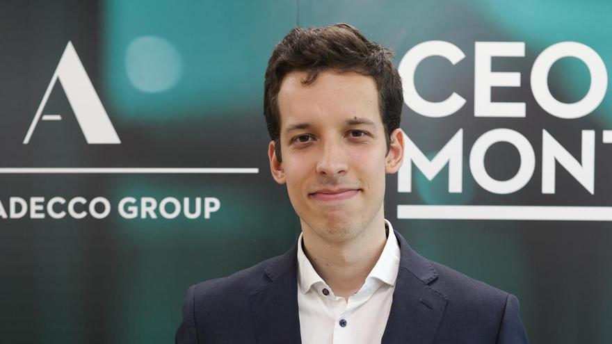 Jorge Alagón, un joven de 22 años natural de Zaragoza, ha sido nombrado CEO de The Adecco Group España.