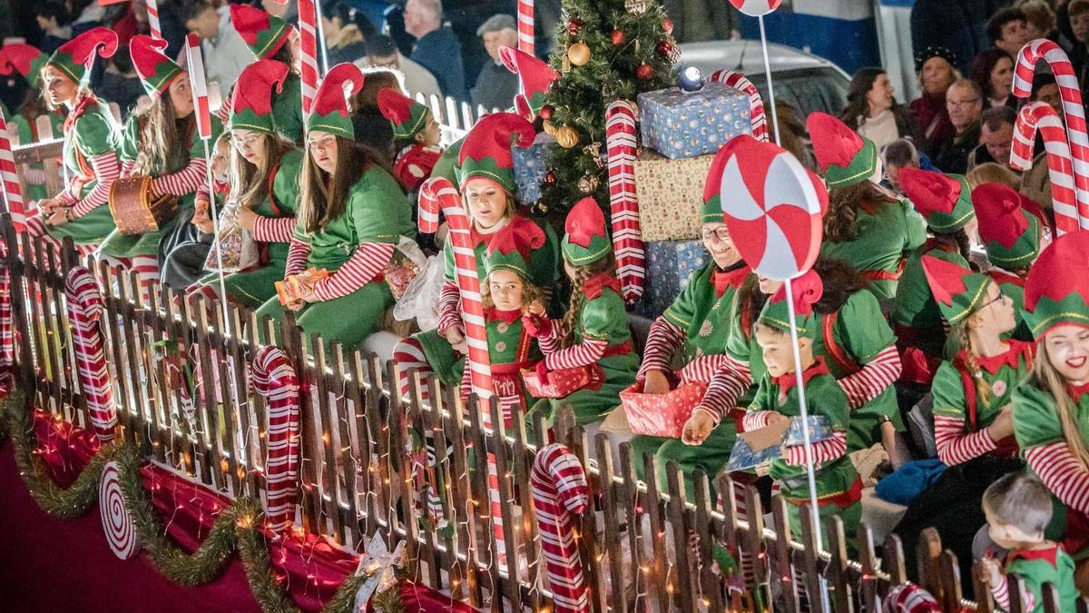 Carroza de la cabalgata de Reyes de Mérida.