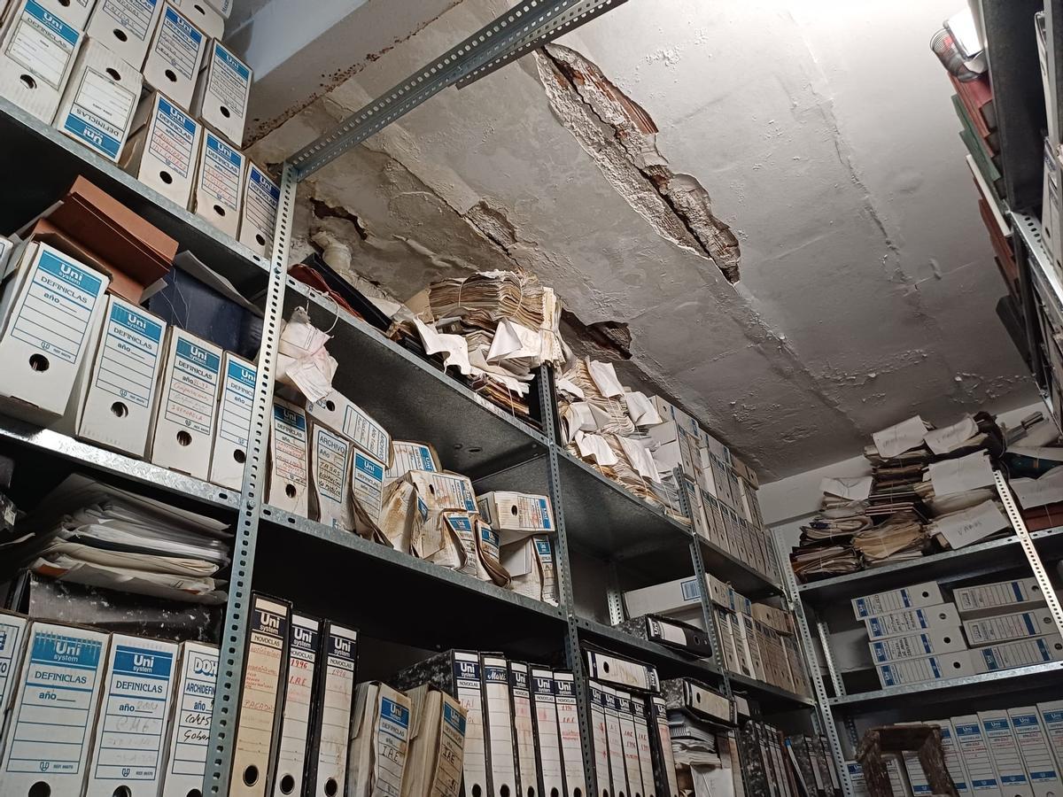 Burriana inicia las obras de rehabilitación del archivo municipal cerrado por riesgo a derrumbe.