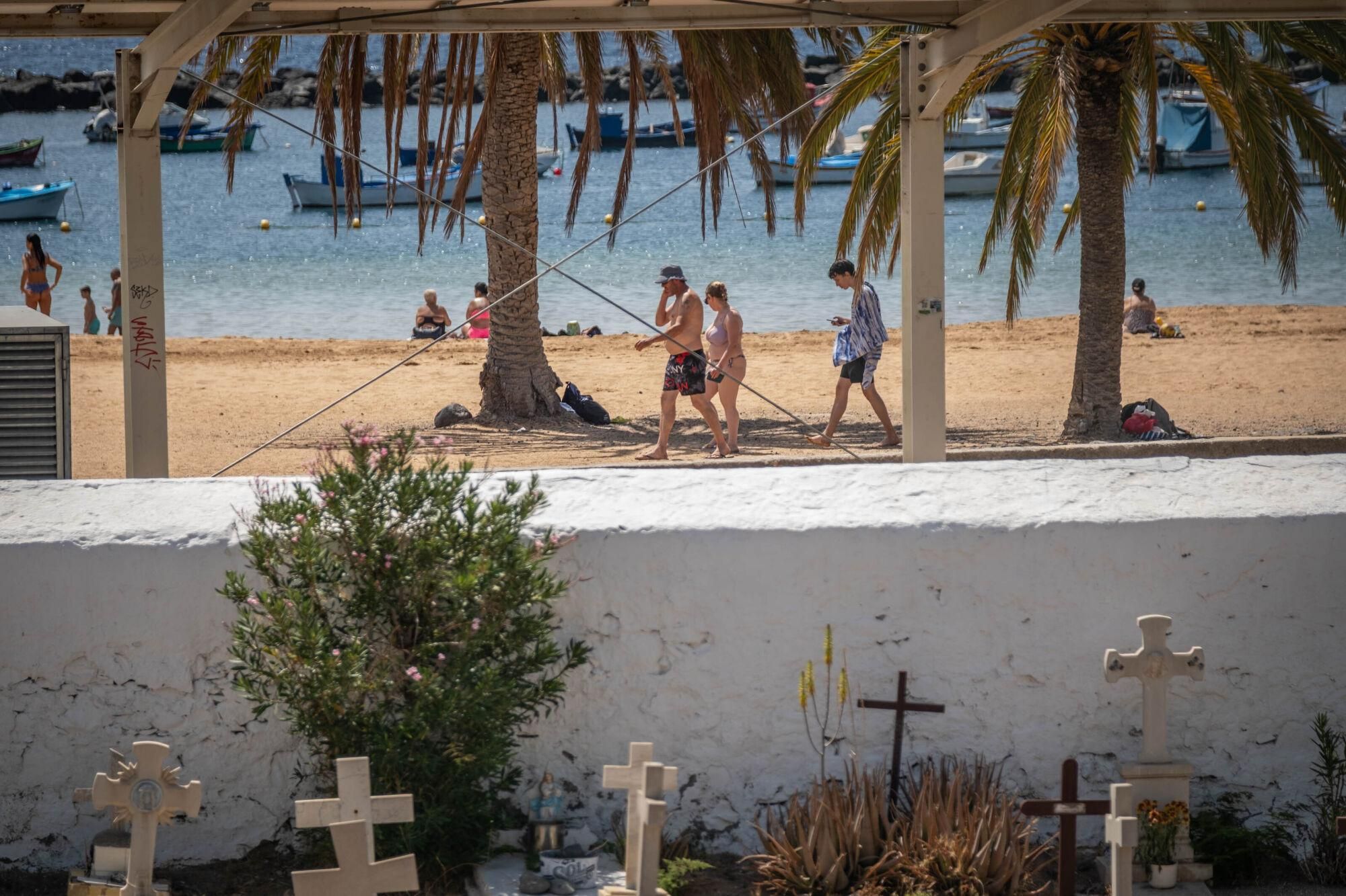 Obras en el cementerio de San Andrés, en Santa Cruz de Tenerife