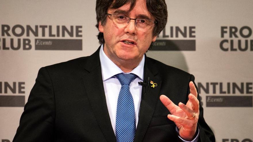 El expresidente Carles Puigdemont.