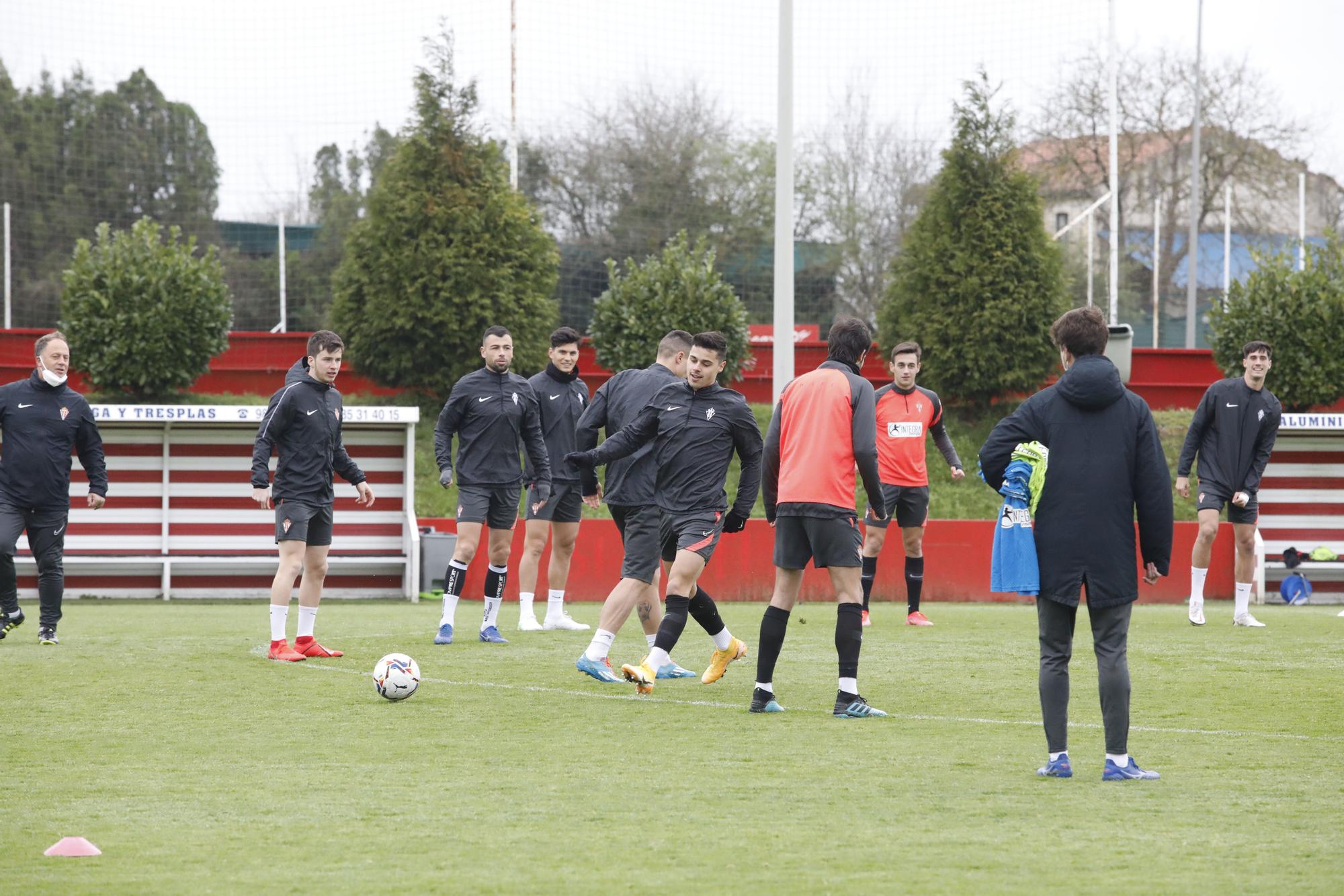 Entrenamiento del Sporting