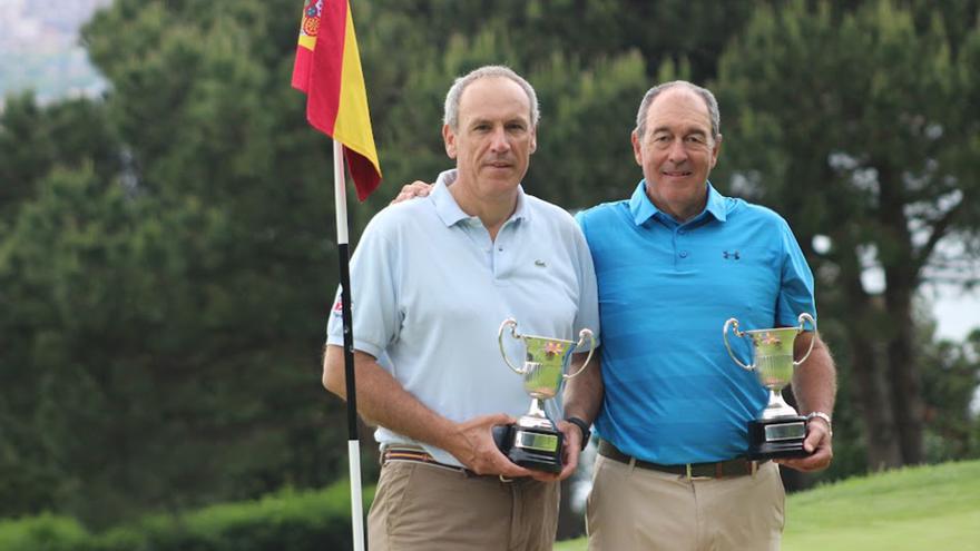 García Comín-Sartorius, ganan el Campeonato de España de golf de dobles Sénior