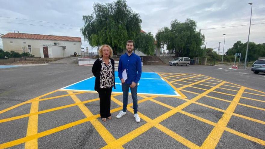 La alcaldesa celebra la nueva conexión desde la estación al aeropuerto.  | MEDITERRÁNEO