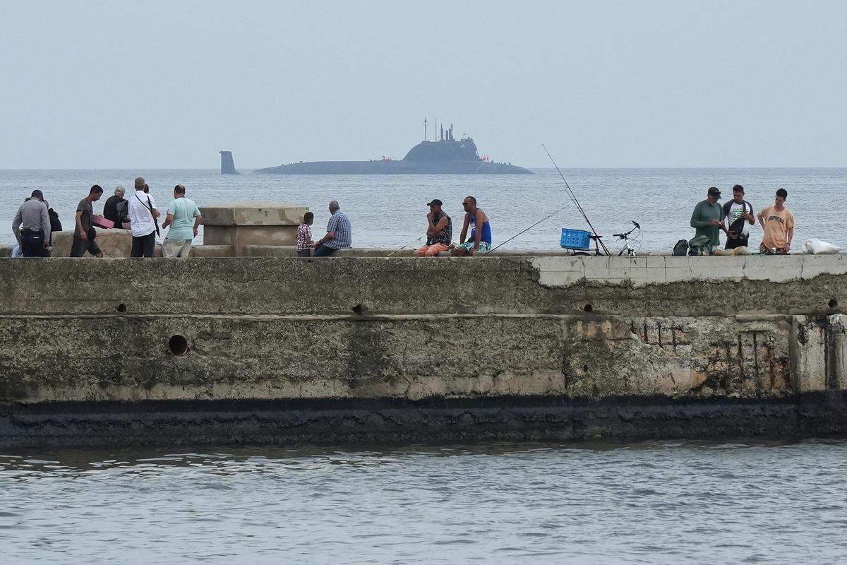 Llegan a La Habana una fragata y un submarino nuclear rusos