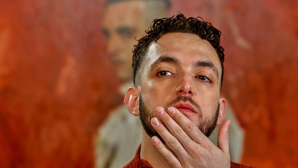 El cantante C. Tangana, ayer en Madrid durante la presentación de su nuevo disco.