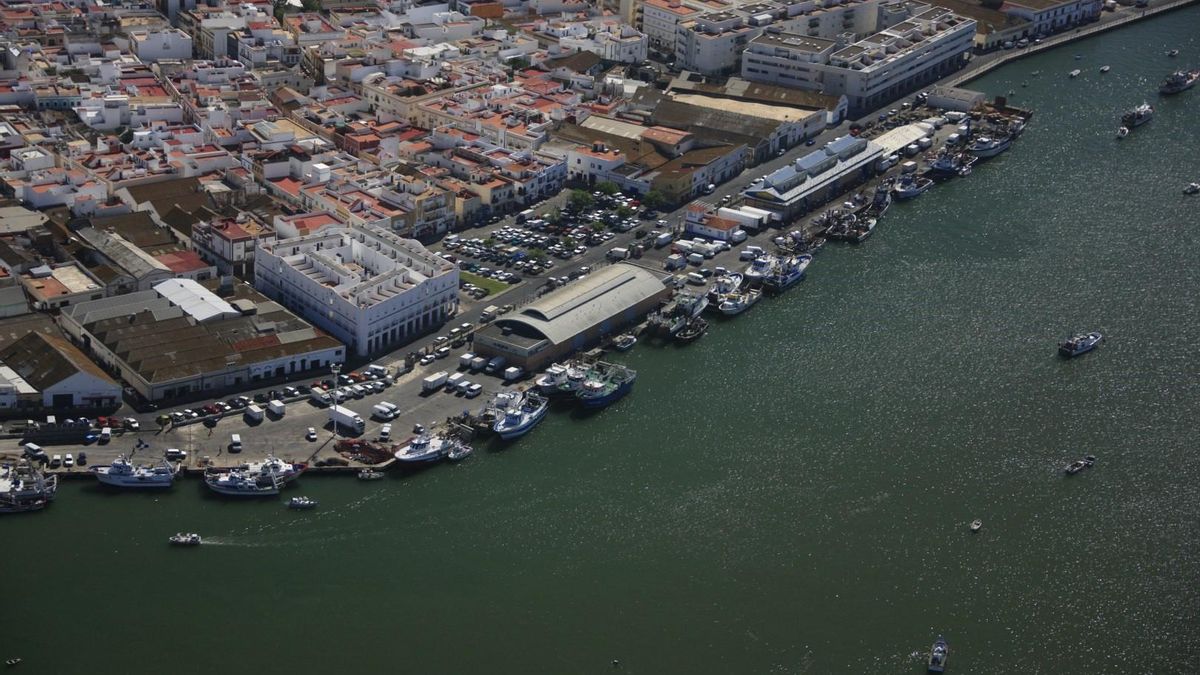 Imagen aérea de Isla Cristina.