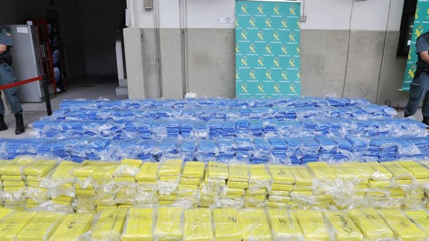 Cuatro detenidos por un alijo de 491 kilos de cocaína en el puerto