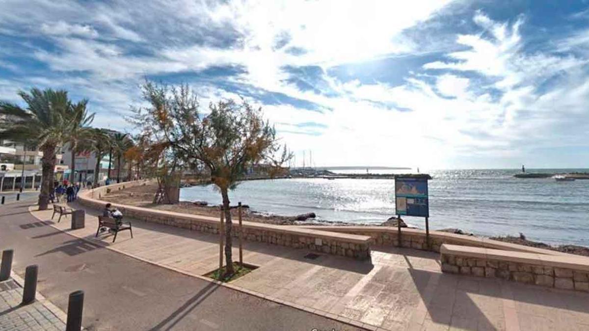 La playa de Cala Estancia, en Palma