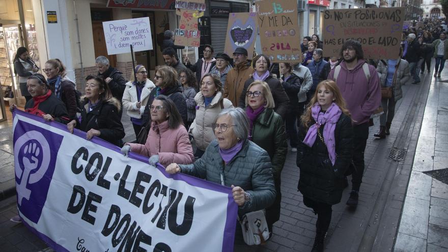 Marea reivindicativa en Sagunt por los derechos humanos