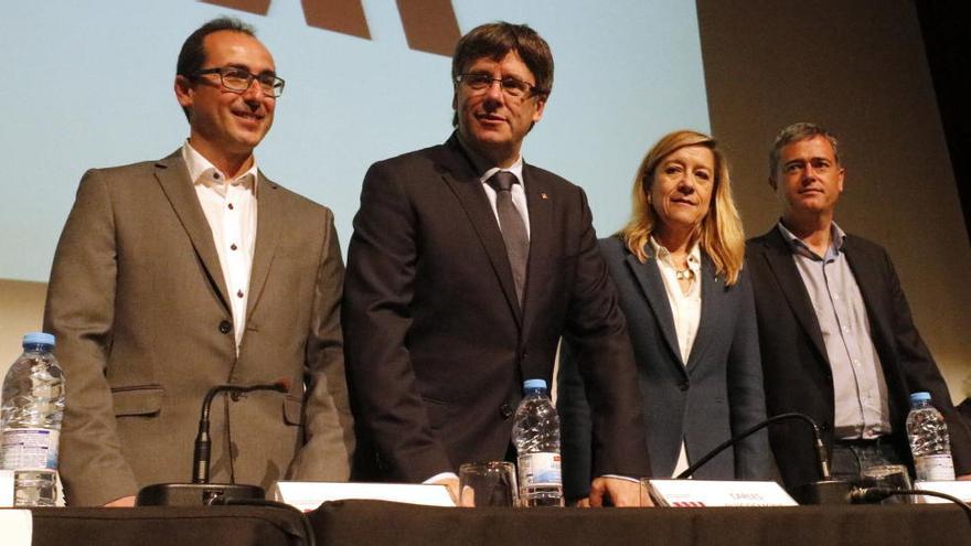 El president del Govern, Carles Puigdemont, a la clausura de l&#039;assemblea ordinària de l&#039;AMI a Palamós