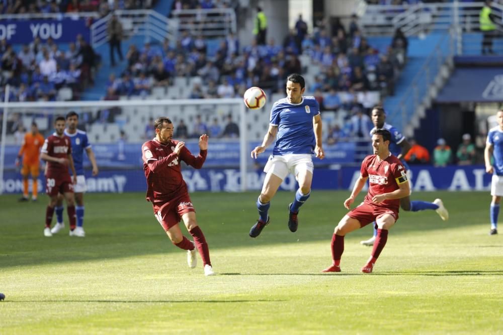 El partido entre el Oviedo y el Córdoba, en imágenes