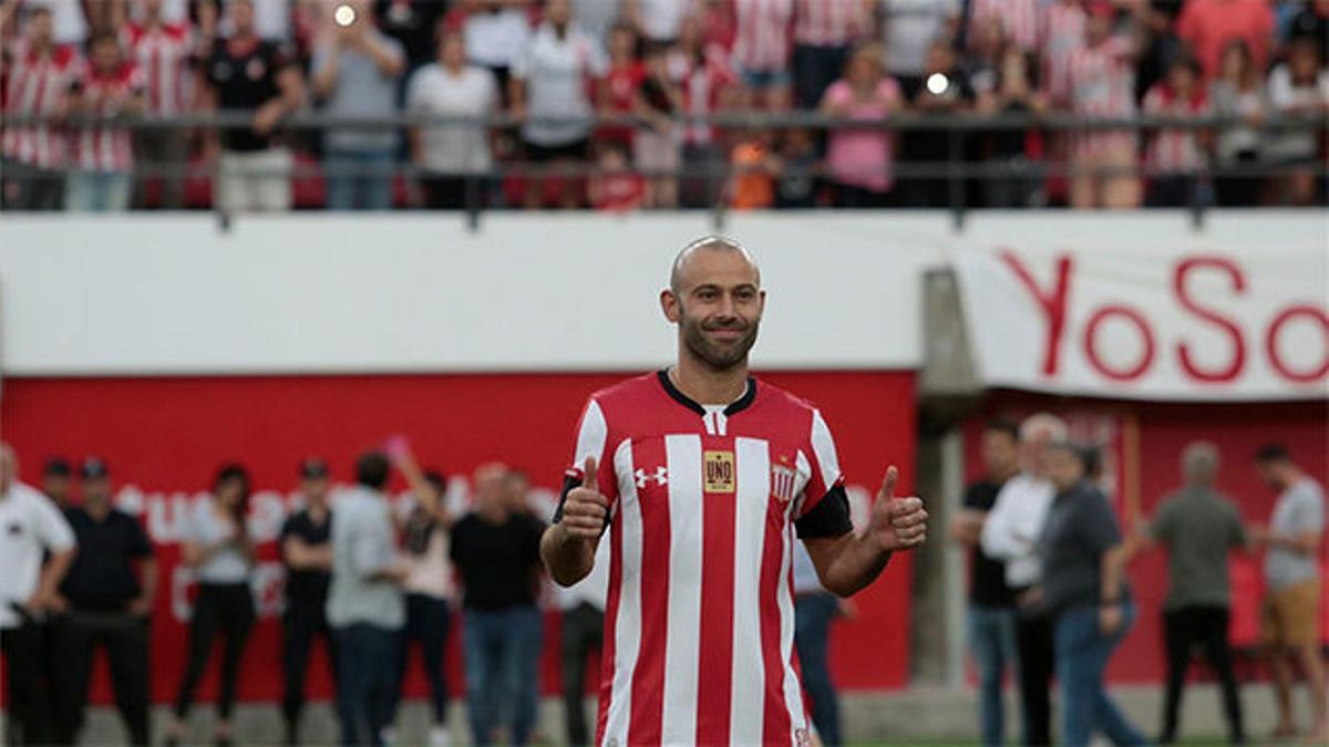 Javier Mascherano, presentado con el Estudiantes