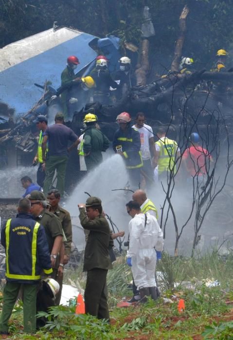 Un avión se estrella tras despegar del aeropuerto de La Habana