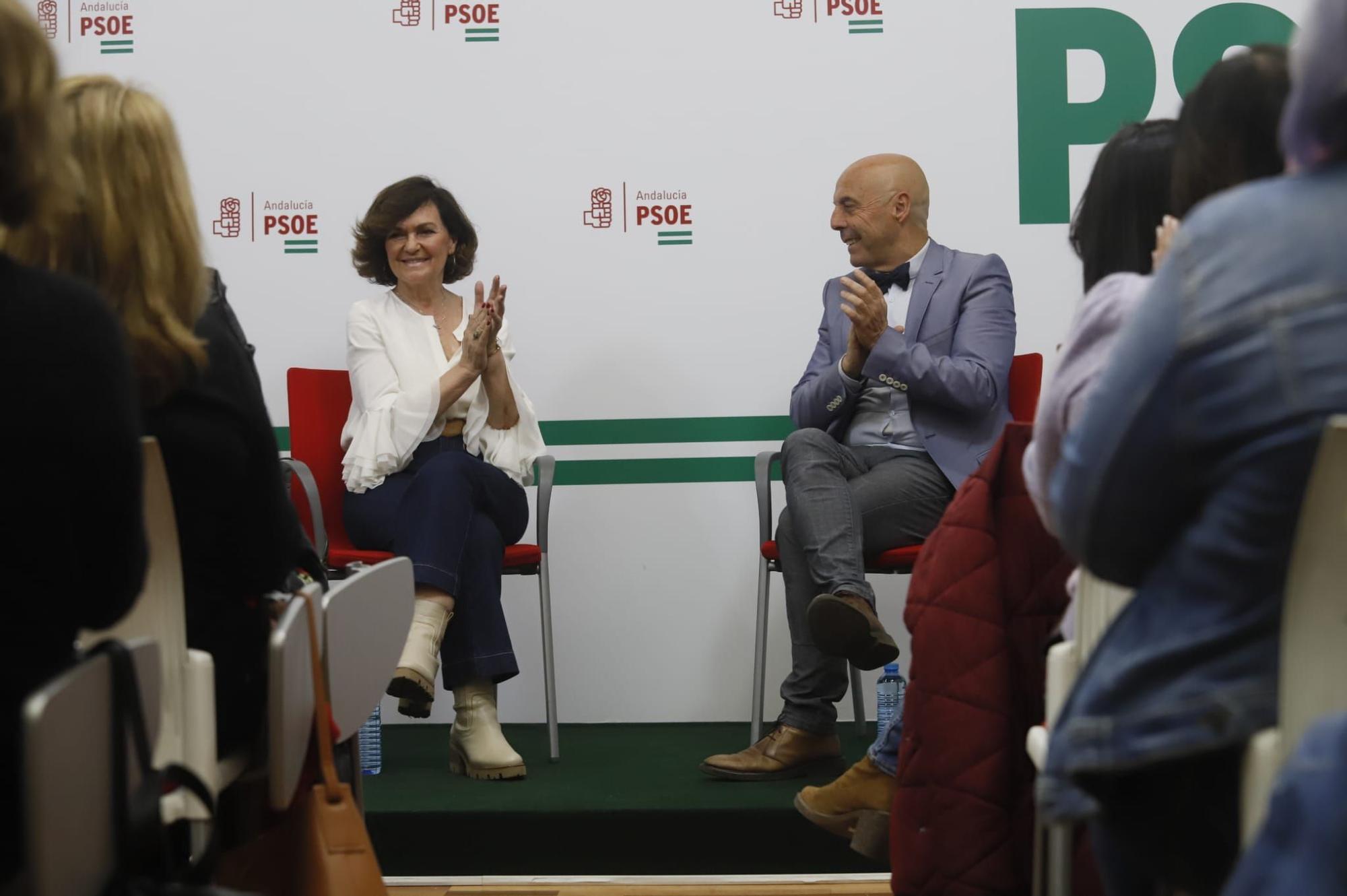 PSOE. Carmen Calvo y Antonio Hurtado