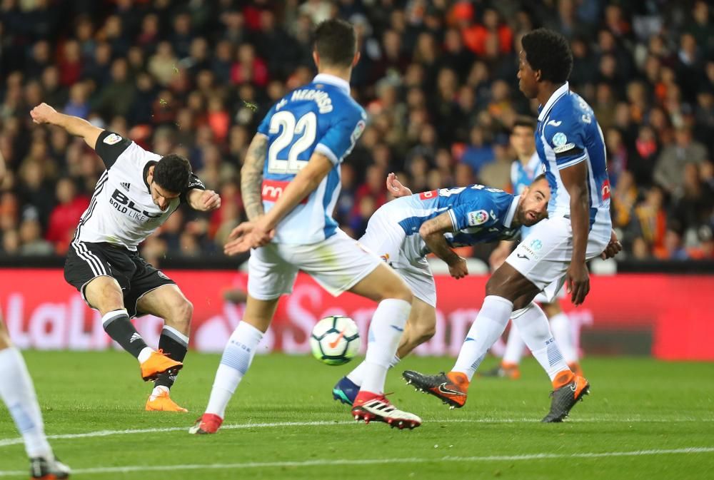 Valencia - Espanyol, en imágenes