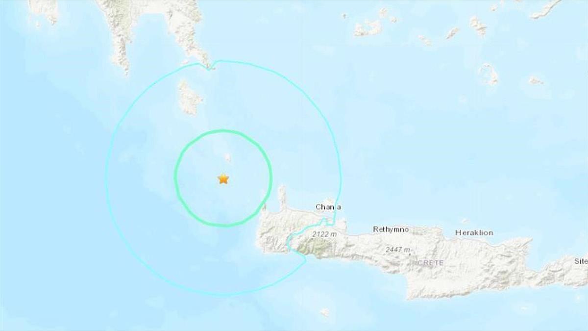 Seismo en Creta