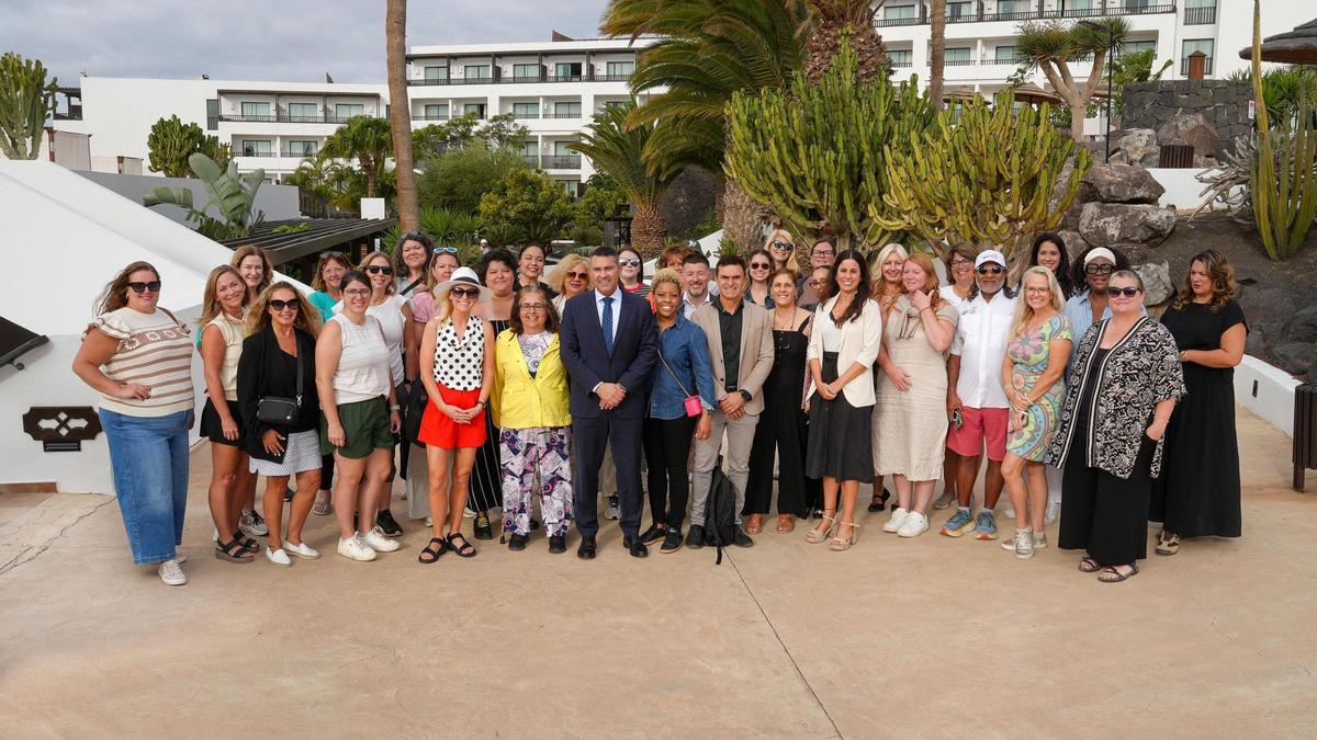 Agentes de viaje de Estados Unidos y Canadá visitan Lanzarote