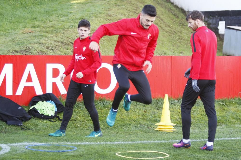 Entrenamiento del Sporting