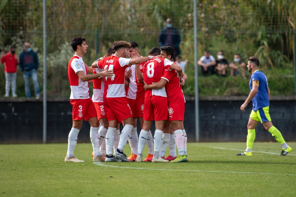 EL Girona B va guanyar en el seu retorn a Riudarenes