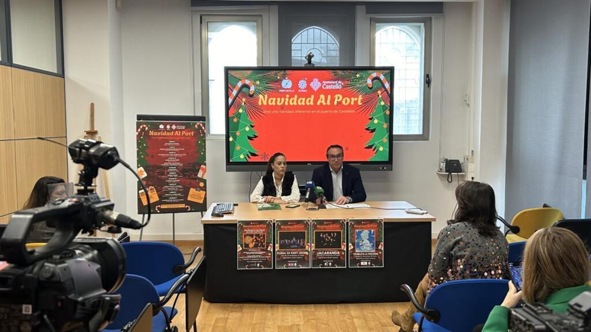 Presentación de la iniciativa navideña, este lunes.
