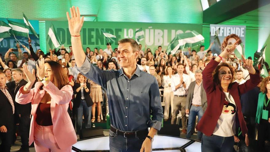 Sánchez y Montero arropan en un mitin al PSOE de Córdoba