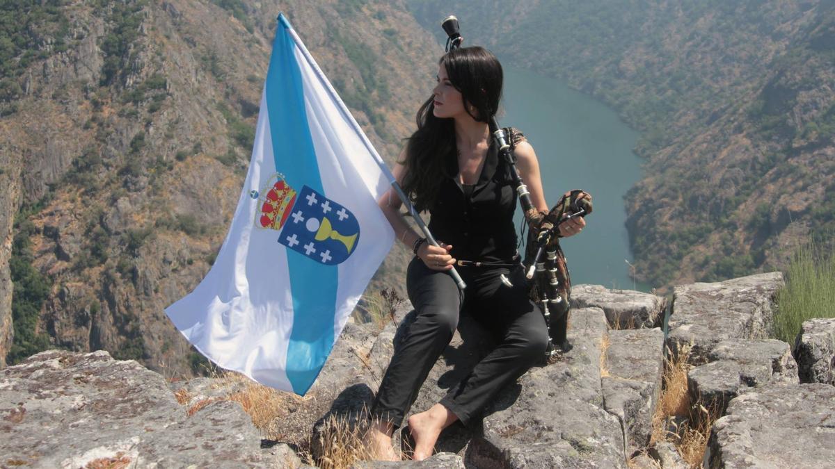 La gaiteira, escritora y productora Cristina Pato