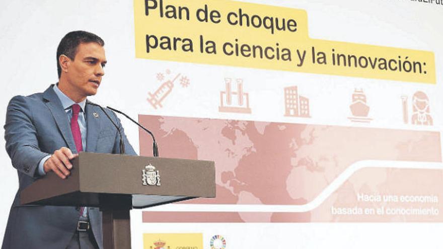 El Plan de Choque por la Ciencia y la Innovación tendrá 1.056 millones