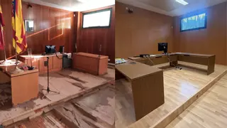 La sede judicial de Catarroja, restaurada y lista para acoger la instrucción de la dana