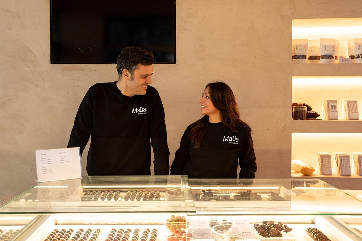 Silvia y Jaume, propietarios de Maüa