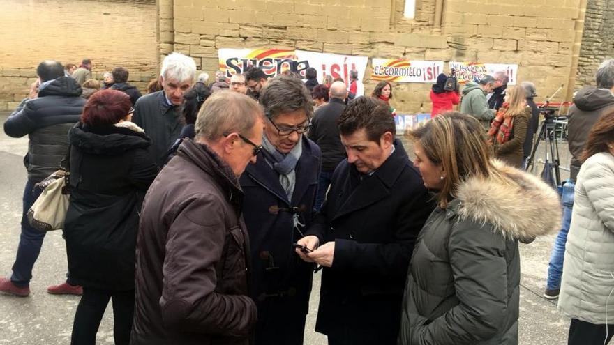 Ambiente festivo en el Monasterio de Sijena