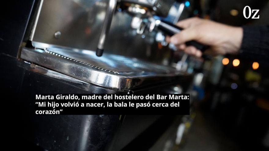 La madre del hostelero tiroteado en el Bar Marta de Zamora: &quot;Mi hijo volvió a nacer, la bala le pasó cerca del corazón&quot;