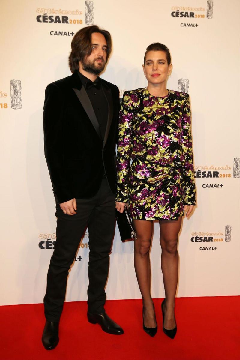 Carlota Casiraghi y Dimitri Rassam en los Premios César 2018