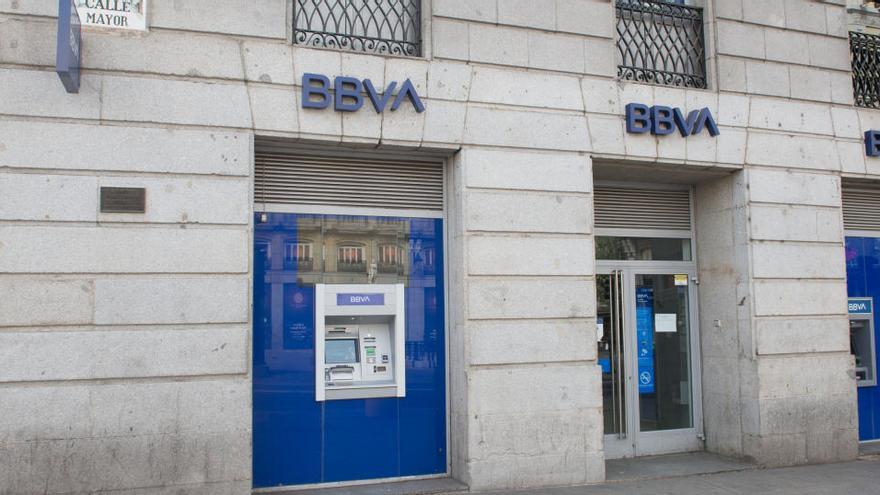 Una imagen de una oficina del BBVA.