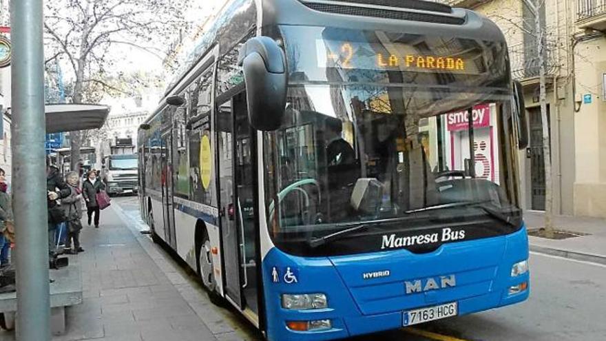 Model de l&#039;autobús híbrid que circularà per Manresa