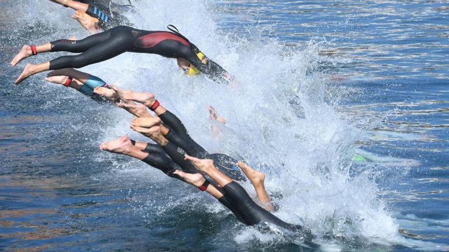 Triatlón, en A Coruña.