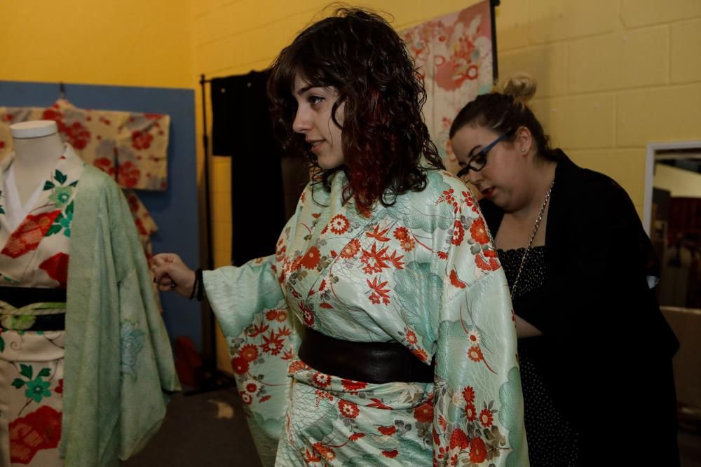 Exposición de kimonos japoneses. Metrópoli Gijón