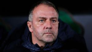 Hansi Flick, durante el Elche - Barça