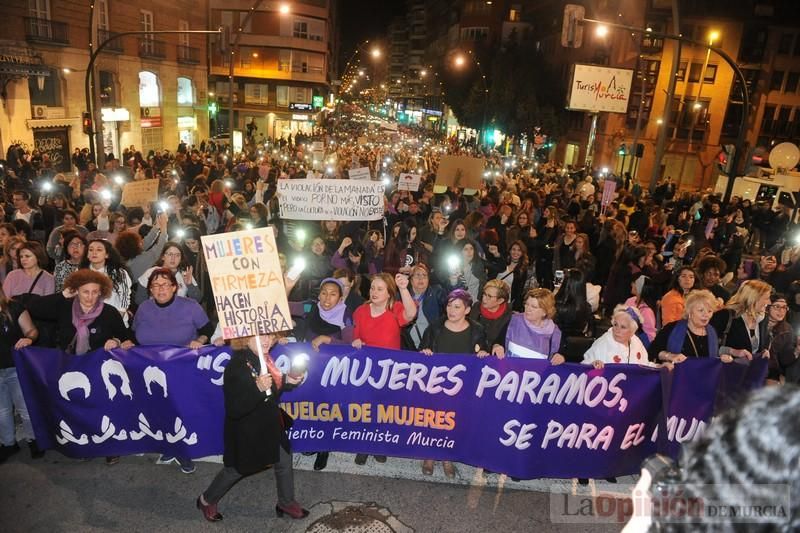 Manifestación por el Día de la Mujer en Murcia