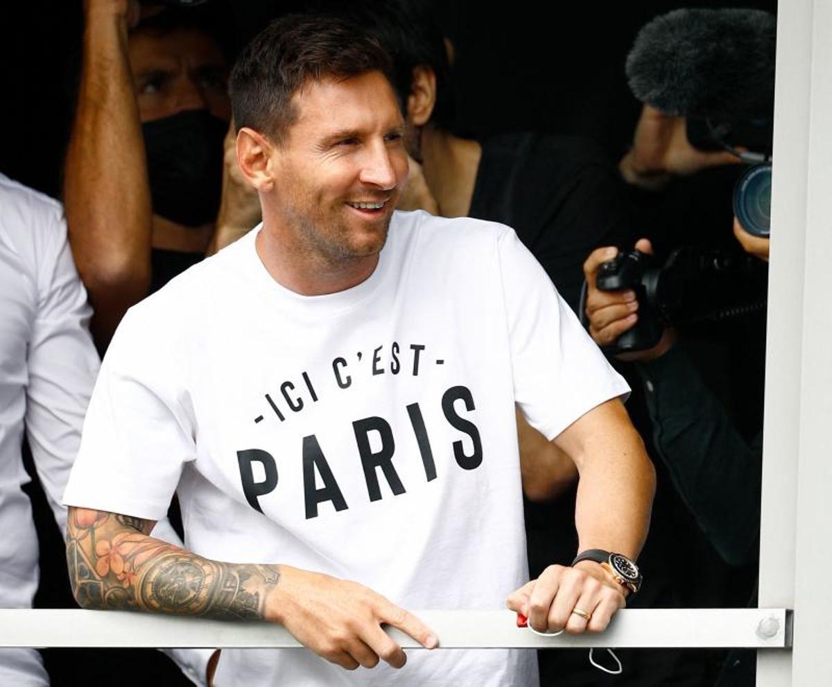 La locura en París por Messi, en imágenes La locura en París por Messi, en imágenes
