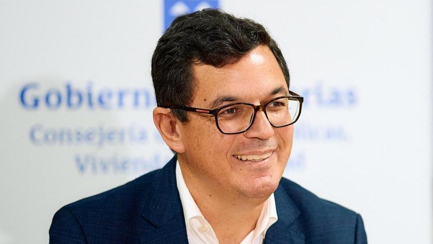 Pablo Rodríguez, consejero de Obras Públicas, Vivienda y Movilidad del Gobierno de Canarias.