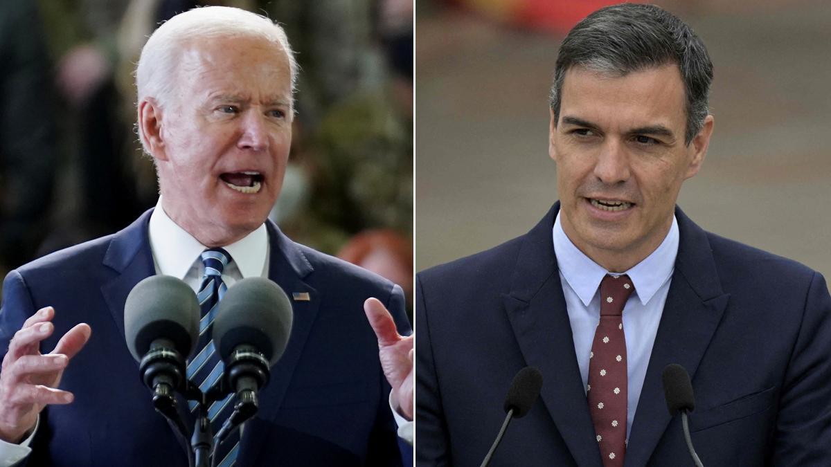 Joe Biden y Pedro Sánchez