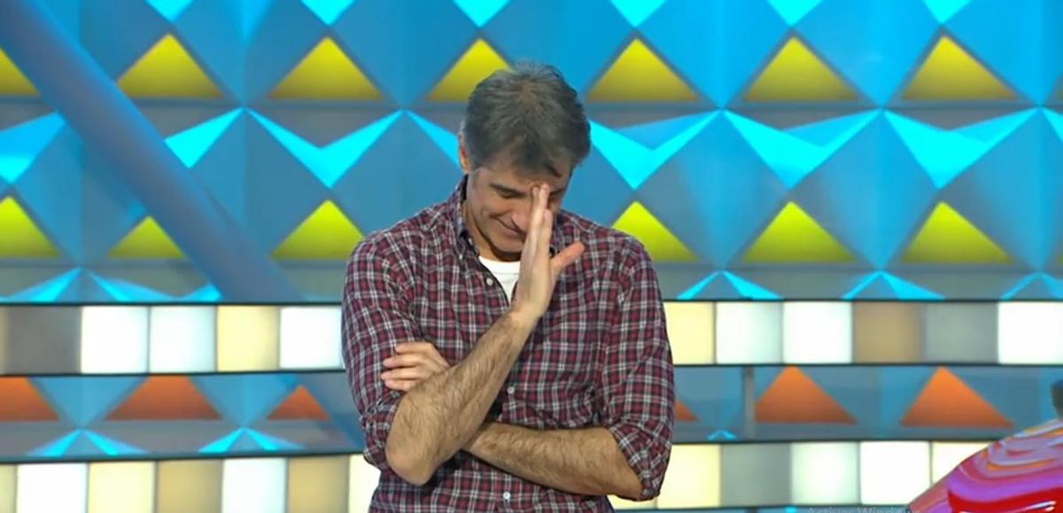 Jorge Fernández paraliza la emisión de La Ruleta de la Suerte