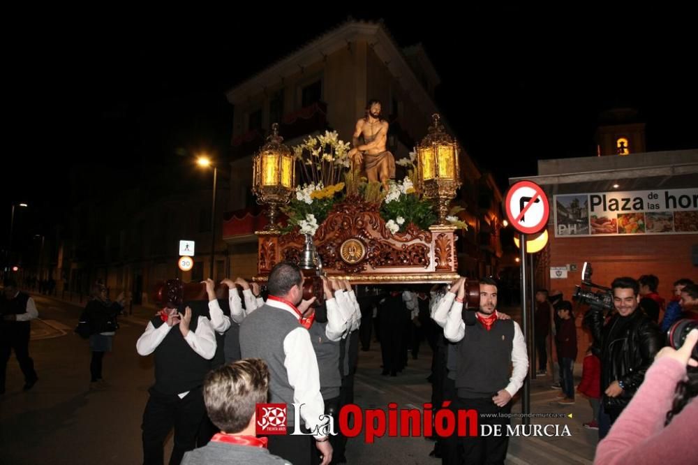 Encuentro en Lorca del Cristo de la Sangre, Señor de la Penitencia y la Virgen de la Soledad