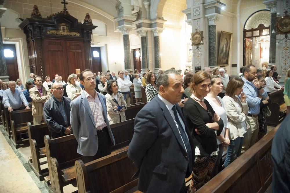 Funeral por Cuco Gómez en la iglesia de San Juan