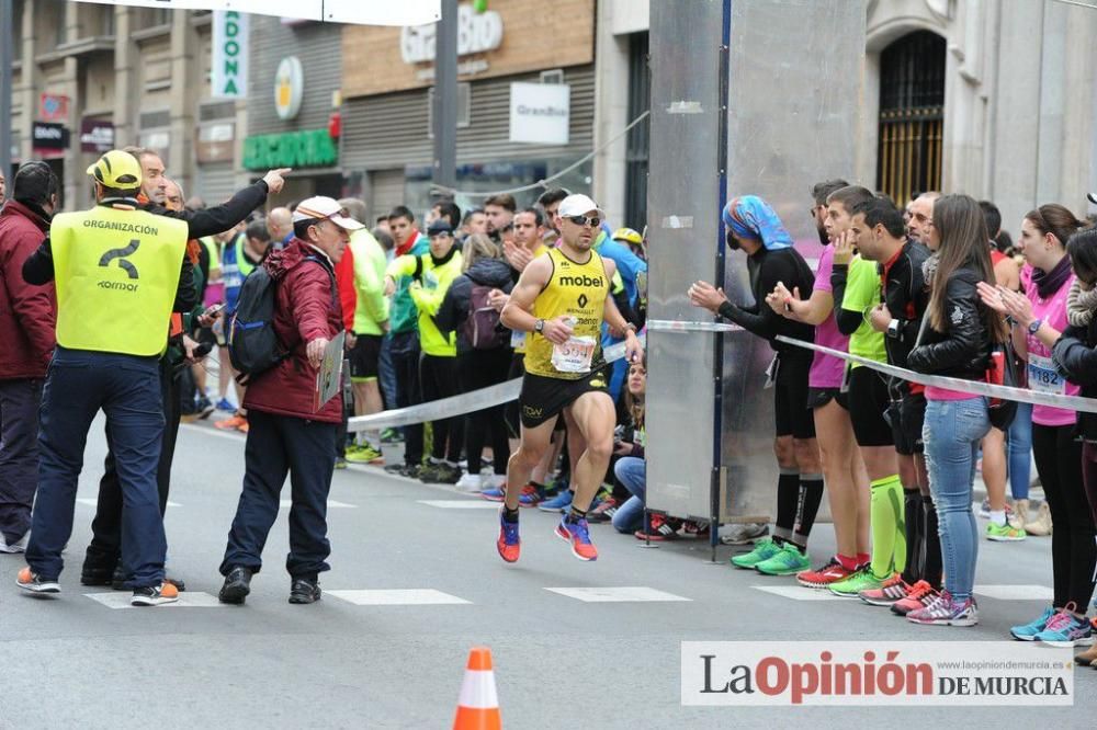 Murcia Maratón y 10 k. Paso por la Gran Vía