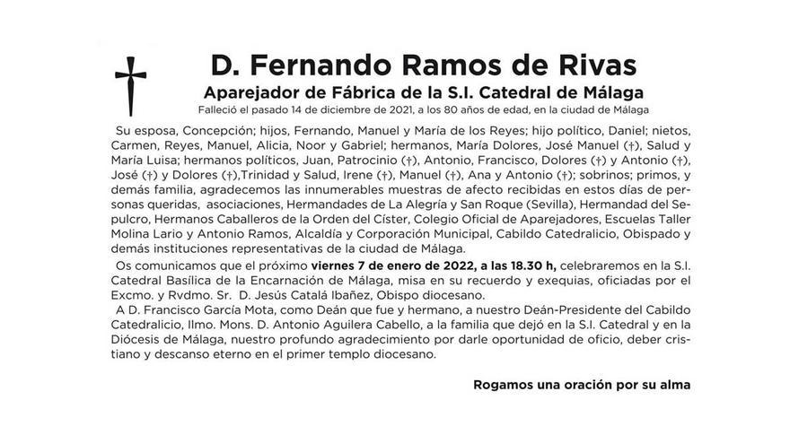 D. Fernando Ramos de Rivas