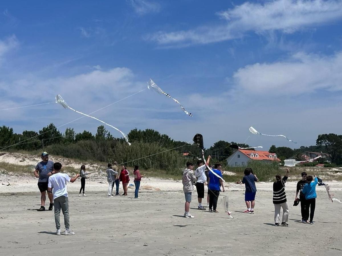 Actividades medioambientales en el IES As Bizocas, de San Vicente de O Grove.