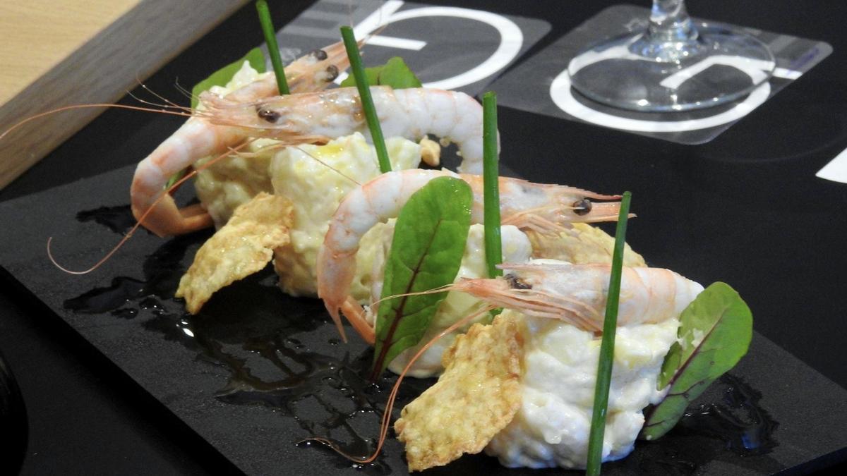 La ensaladilla del Mesón Ibérico.